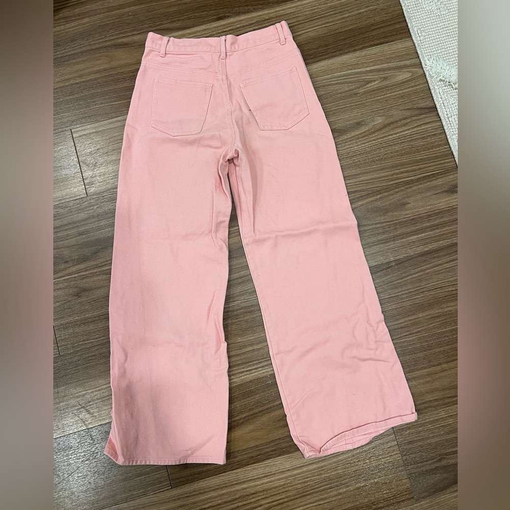 Pink Wide-Leg Pants - Picture 2 of 2
